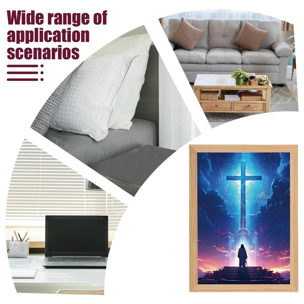 Jesus Lampe Licht Jesus Lampe Aufleuchtendes Bild Inspirierende Christliche Wandkunst Gemälde Dekoration Für Zuhause Wohnzimmer Schlafzimmer