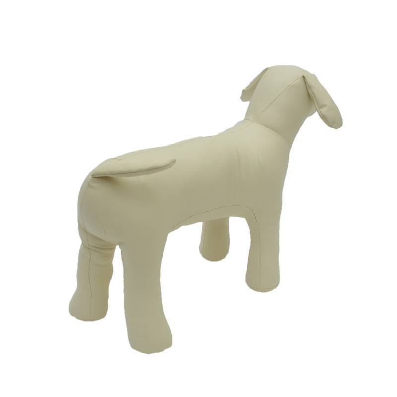 Bulldog Pet Model Display Figurine With Pu Leather For Apparel Presentation