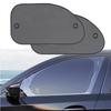 2Pcs Car Side Window Sun Shade Breathable Mesh UV Protection Sun Visor Shield with Suction Cups for Baby Kids Travel Comfort