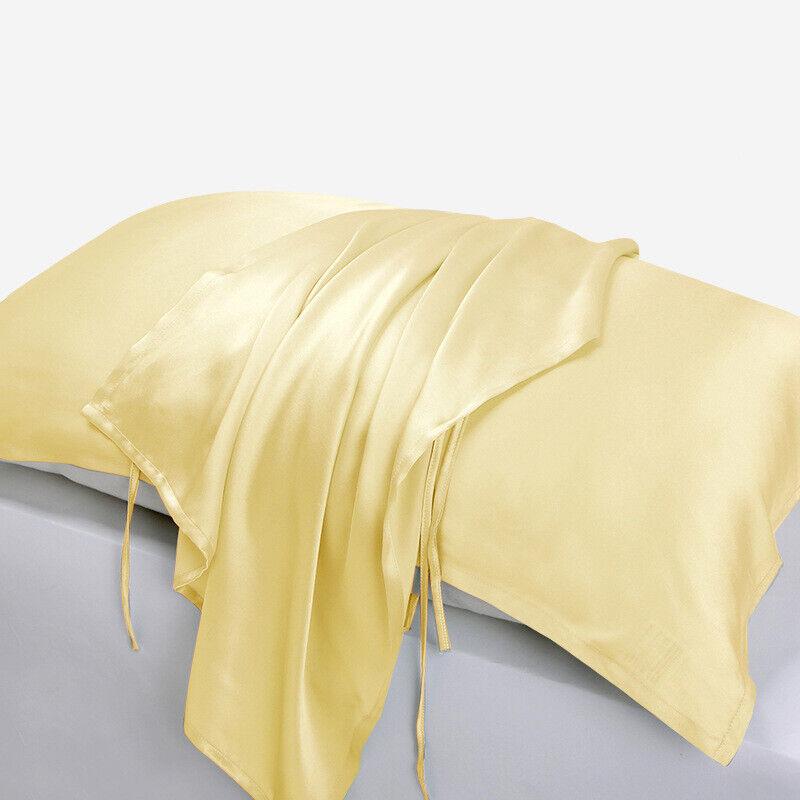 50x80cm Mulberry Silk Pillow Towel Pillowcase Bedding Sleeping Pillow Cover Real Silk Protect Hair Skin Pillow Towel