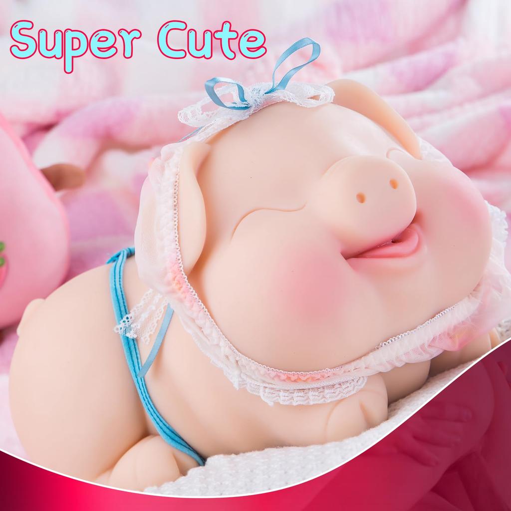 Realistic Sex Doll Male Masturbator Cute Piggy,Sex Toys for Men,Full Size Sex Doll Torso for Vaginal Anal Oral Sex Pocket Female Sex Torso Adult Toys