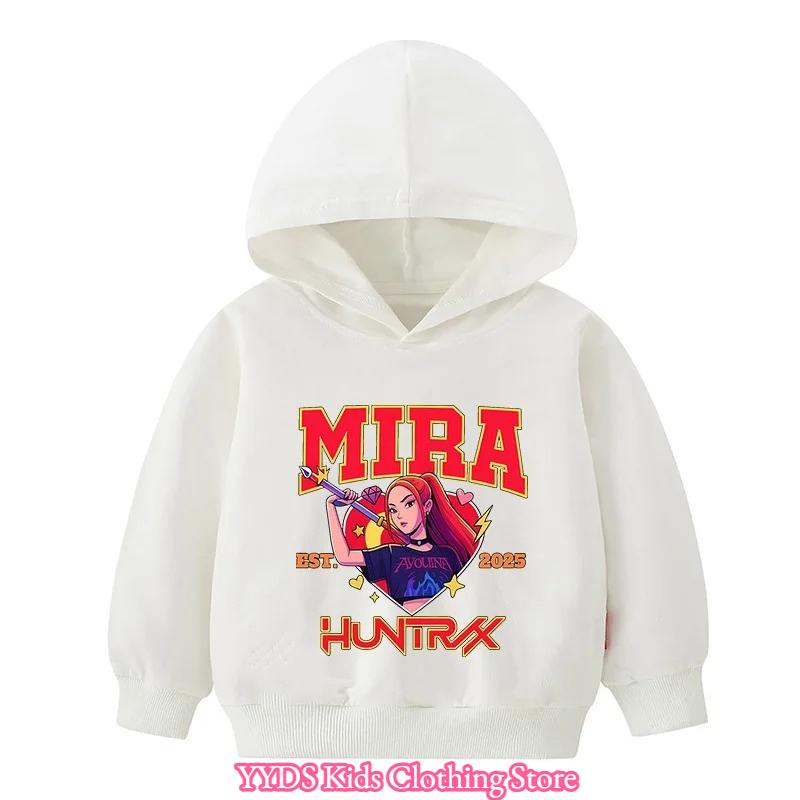 2025 Hot Kpop Dämonenjäger Kinder Charakter Kapuzenpullover Print Pullover Mädchen Herbst Hoodie Neuheiten für den Herbst