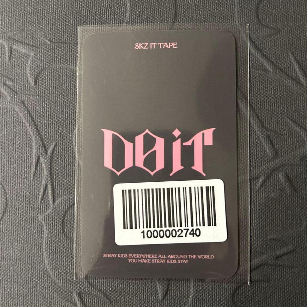 [USED] Stray Kids Do it fans shop bonus trading card Hyunjin