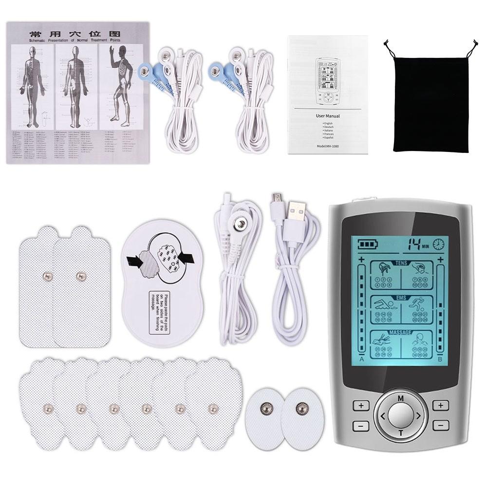 36 Modes Therapy Device EMS Massage Relax Tens Massager Back Electric Body Massager Muscle Electrotherapy Stimulator