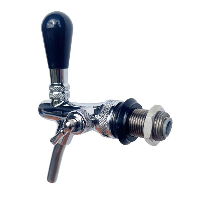 Robinet tireuse a biere, robinet compensateur avec connexion John Guest - longueur du filetage 35mm