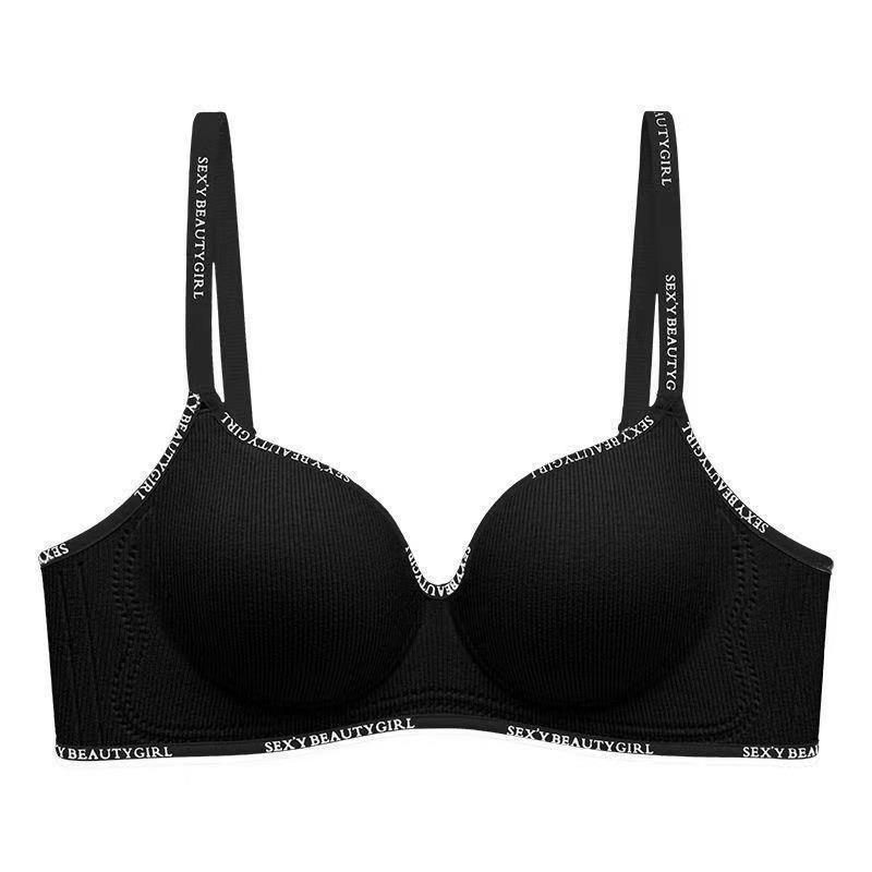 Reggiseno Push-Up Reggiseno Sexy da Donna Brassiere Senza Ferretto Intimo Senza Cuciture Comodo Ragazze Giovani Coppa Spessa Lingerie Coppa AB