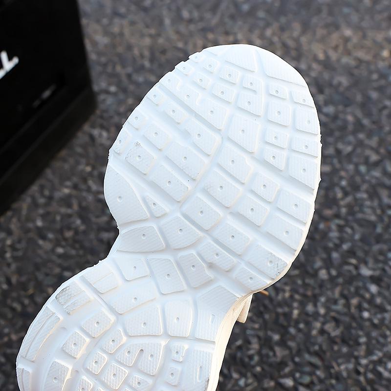 Kids' Casual 2026 Spring/Autumn Round Toe Breathable Mesh Sneakers for Short Children with Thick Sole