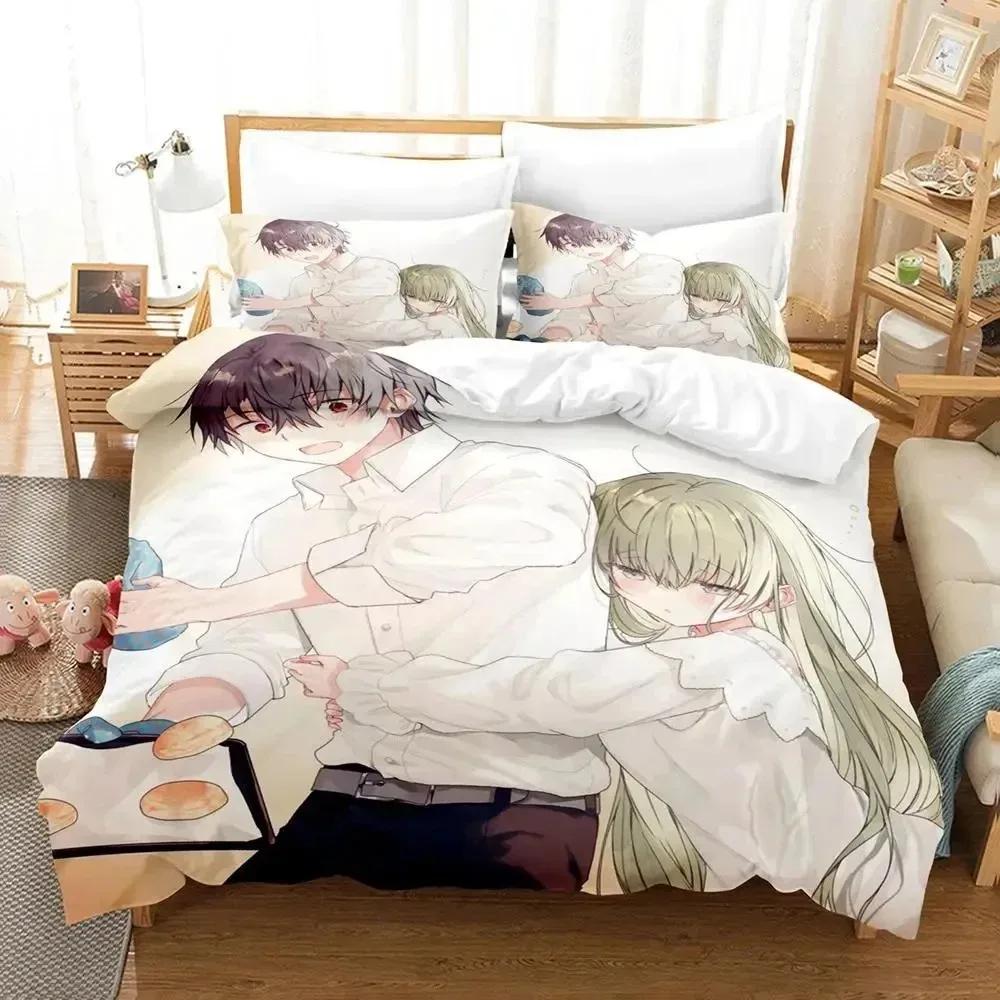 Anime Heilige Cäcilia & Pastor Lawrence Bettwäscheset Jungen Mädchen Einzel- Queen-Size Bettbezug Kissenbezug Bett Jungen Erwachsene