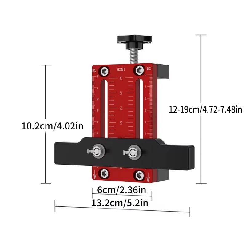 Aluminum Cabinet Hardware Jig Aluminum Cabinet Door Locators Tool for Excellent Door Positioning in Home Renovations