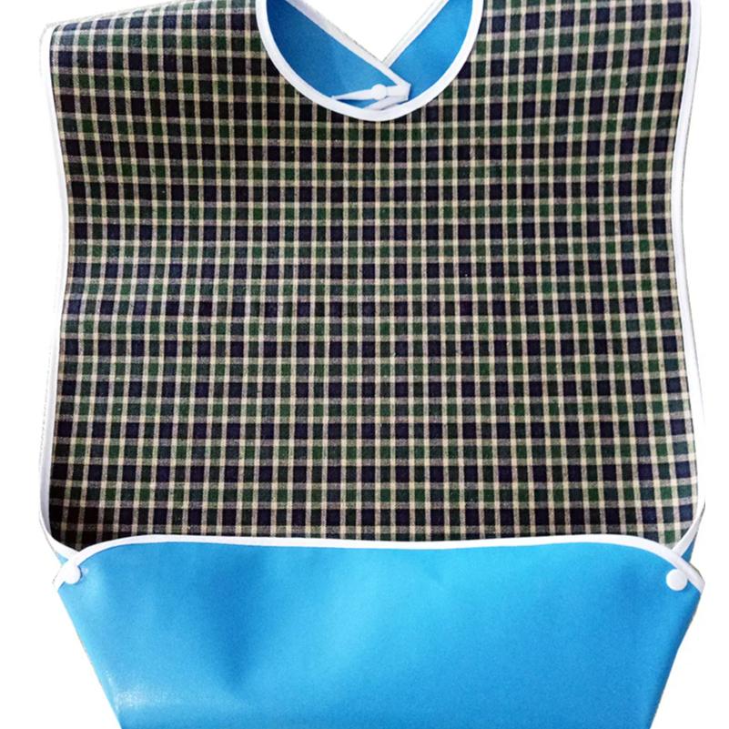 Adult Waterproof Adult Mealtime Bib Cloth Protector Clothes Bib Cook Protector Tool Aid Cook Dining Clothes Disability Aid Apron