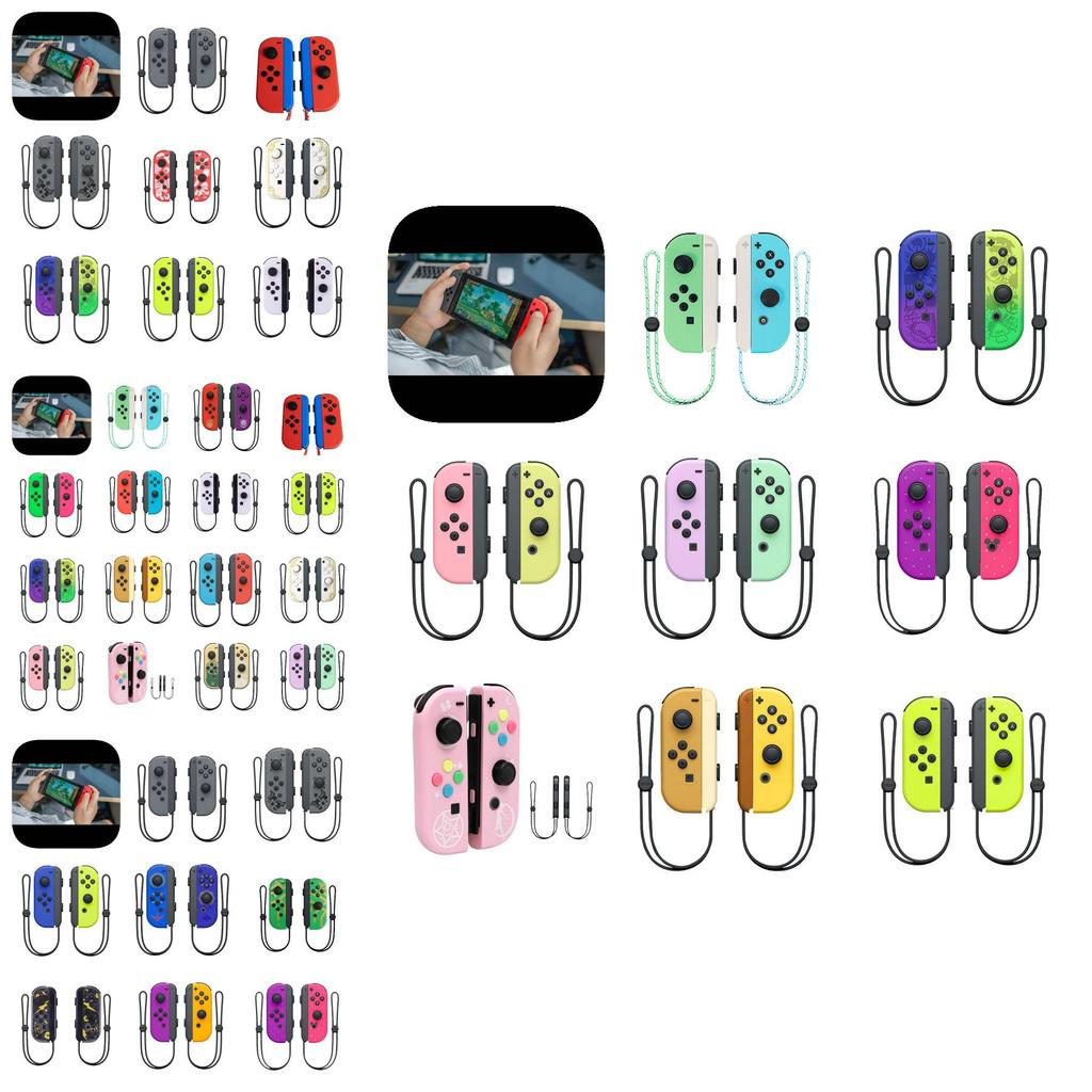 High-performance Joy-con Game Controller With Vibrant Colors And Built-in Vibration For Nintendo Switch And Mobile Gaming