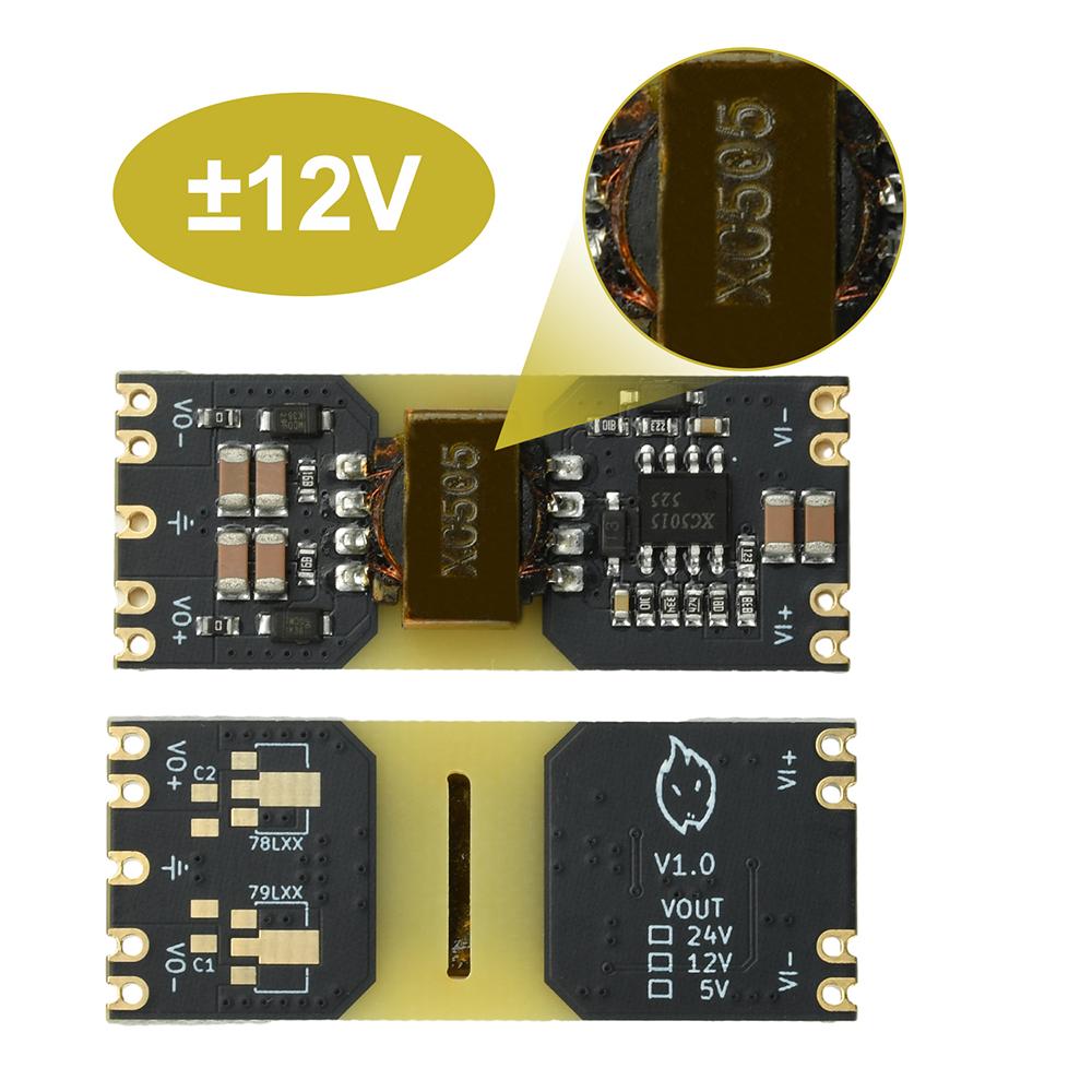 XC5015 Isolated DC DC Power Module Wide Volt 9-42V To ±5V/±12V Step-down Stabilizer Low-ripple Power Supply Module Reserved LDO