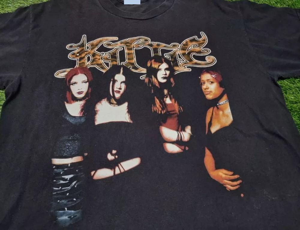 Kittie Band Metal Rock Short Sleeve Cotton T Shirt Full Size