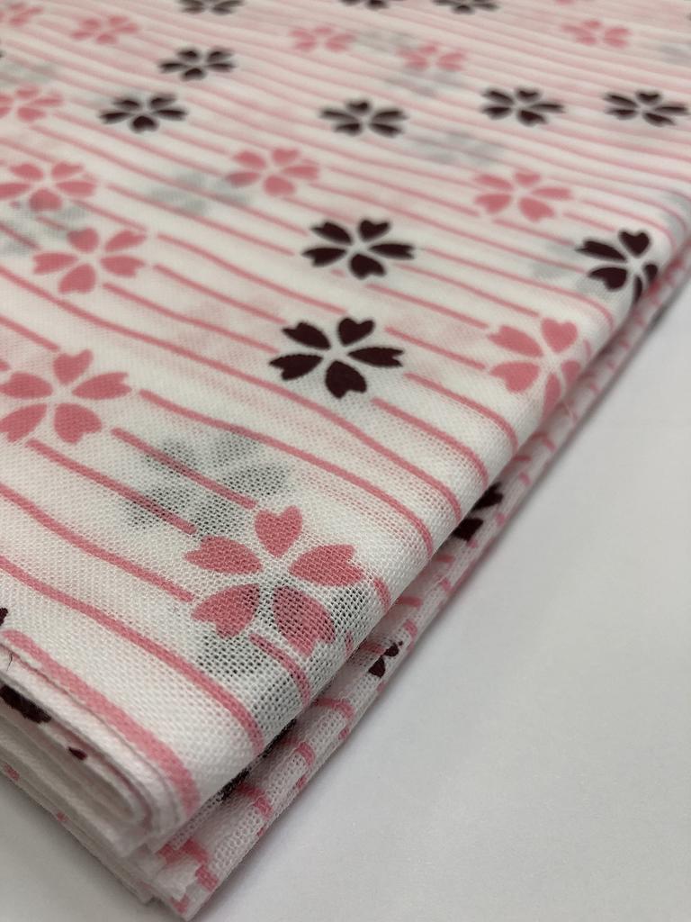 Yagisei Tenugui Handkleines Wasserfluss-Kirschblüten 9m 33cm Entspricht 10 Hergestellt in Japan (Japanisches Handtuch) - Muster, Muster, Rolle, Ca.. Breit, Handgefertigt,