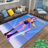 [1pc Kpop Demon Hunters Office Chair Carpet] Digital Printed Area Rug for Home & Game Room Use, Soft Indoor Sofa Chair Mat