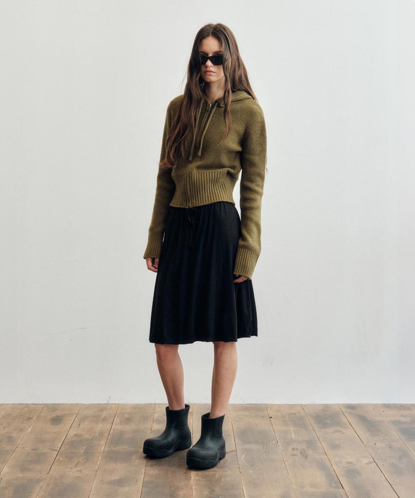Cita Every Day Comfort Balloon Midi Skirt_Cts621(Black)