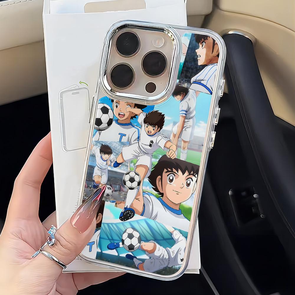

C-Captain Tsubasas Phone Case for Samsung Galaxy S25 S24 S23 S22 S21 S20 Note20 FE Ultra Edge Plus 4G 5G Transparent Cover Samsung S9 Plus