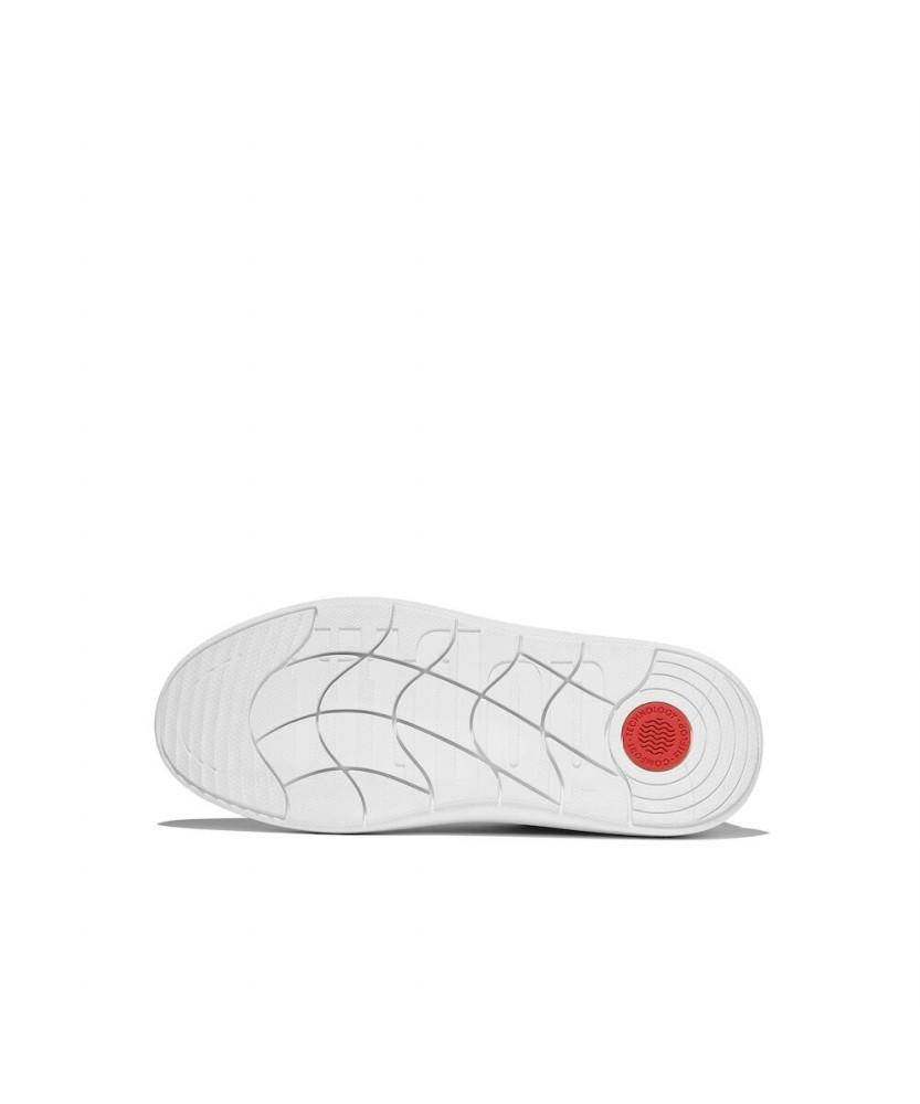 Fitflop [Rtg] Women'S Leather/Suede Laceless Sneakers - Urban White (Ft59K2N131)