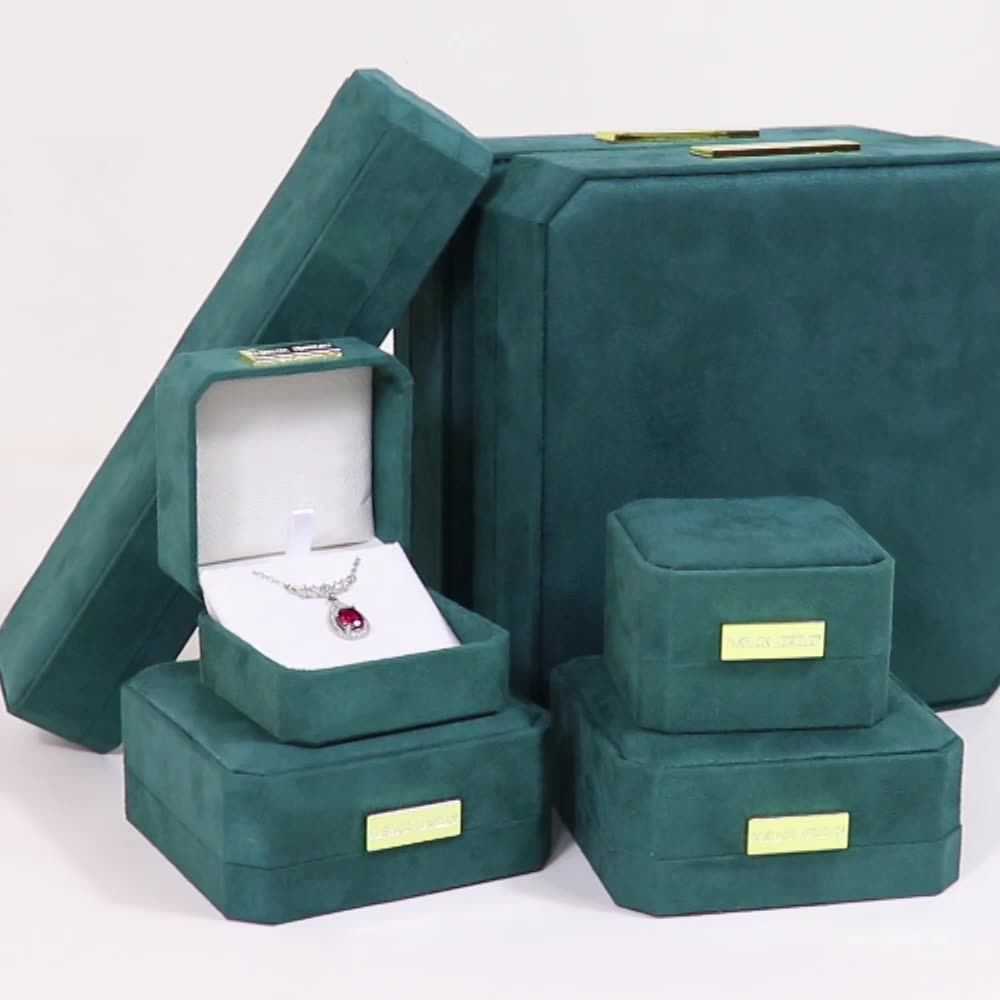 Octagonal Jewelry Display Holder Luxury Ring Bearer Box Fashion Jewelry Storage Case  Bracelet