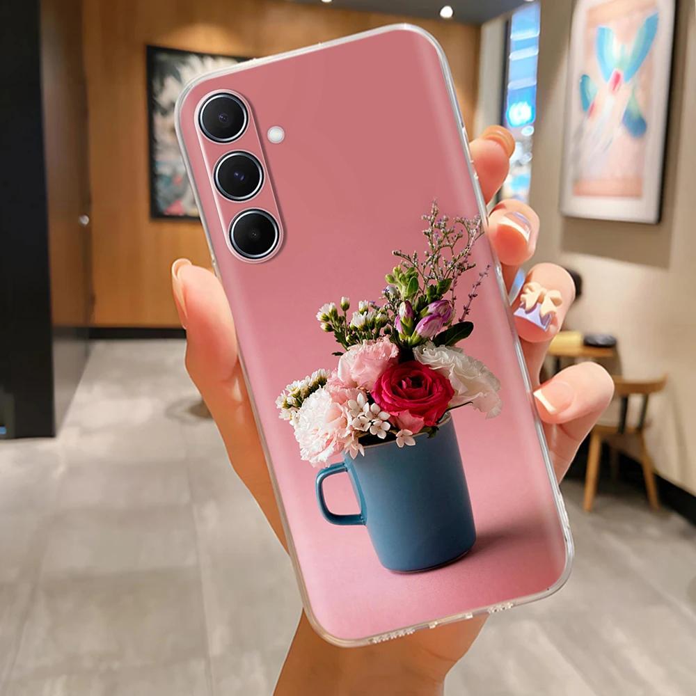 For Samsung A36 Cases Silicon Soft Phone Cover For Samsung Galaxy A36 5G GalaxyA36 Transparent TPU Back Coque Capa Fundas marble