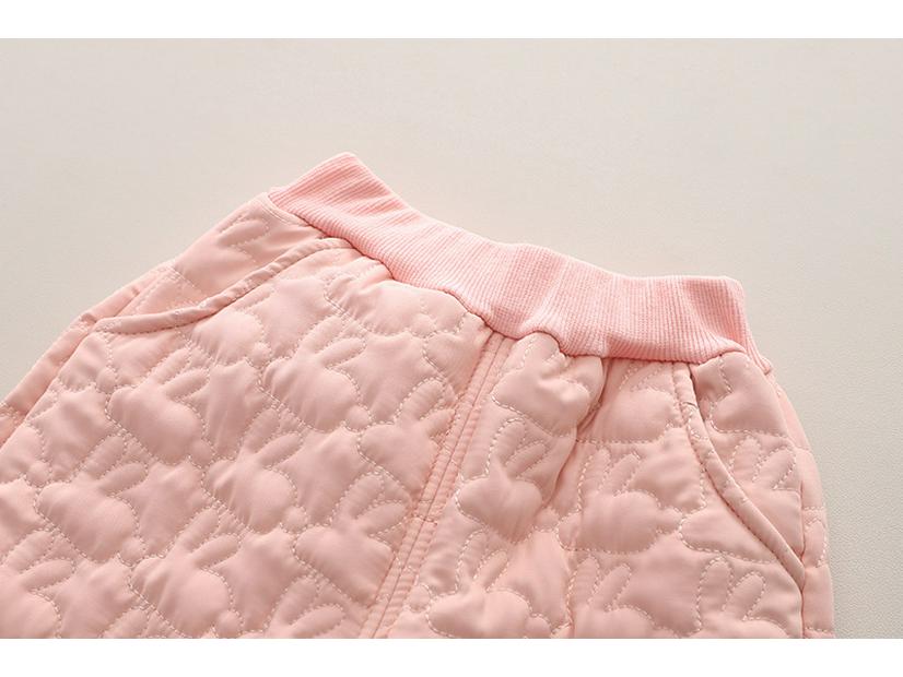Winter 2025 Baumwolljacke mit Fleecefutter und Anzug-Set für Mädchen, Kleinkinder und Kleinkinder