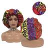 Double Layer Satin Bonnet Pattern Custom Bonnets Silk logo Woman Sleeping Hair Bonnet