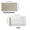 I-Shaped Concrete Paver Molds Long Shape Reusable Pavement Floor Template Non-Slip Easy Release Anti-Slip Floor Tile Template