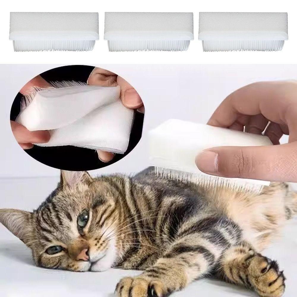 2PCS Multifunctional Hand Washing Brush Double Sided Pet Cat Brush Cleaning Brush Kitchen Use