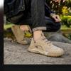 Autumn Men's New Outdoor Labor Protection Shoes Anti Slip and Wear-resistant Sports Shoes Casual Hiking Shoes  Casuales