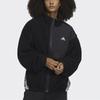 adidas Kurtka Boa Casual Sportowa Stójka Odzież Wierzchnia Kobiety Odzież Wierzchnia Czarna HD0364