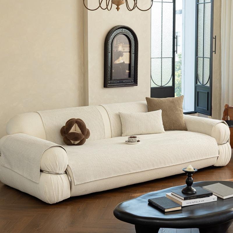 Chenille Sofa Cushion Four Seasons Universal New Advanced Anti Slip Soft and Comfortable Living Room Sofa Cushion Cover Fabric