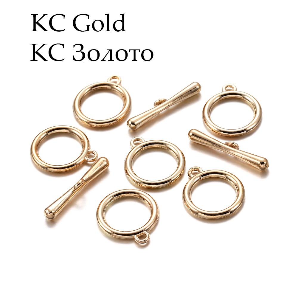 10/20Sets Mehrfarbiger Kreis OT Knebelverschlüsse Haken Verbinder für DIY-Schmuckherstellung, Zubehör, Zubehör, Armband