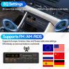 Retro MP3 Car Radio Player 1 DIN Stereo EQ FM AM RDS DAB Receiver QC3.0 Bluetooth USB AUX Input For VW Porsche Mercedes Benz BMW