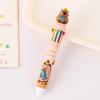 Multicolor 10-in-1 Ballpoint Pen Cute Capybara Ballpoint Pen Push-Type Writing Pen