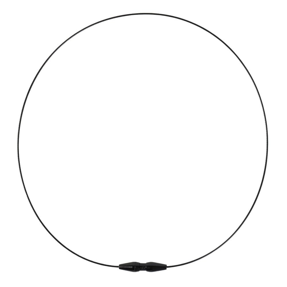 

phiten RAKUWA Necklace Wire EXTREME Black 50cm [Relieves stiff shoulders and neck] [Made with Phiten s advanced Metax technology]