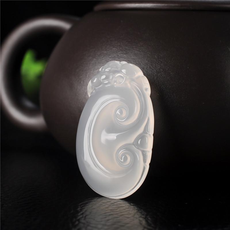 Hänge Naturligt Brasilianskt Ruyi Gåva Halsband