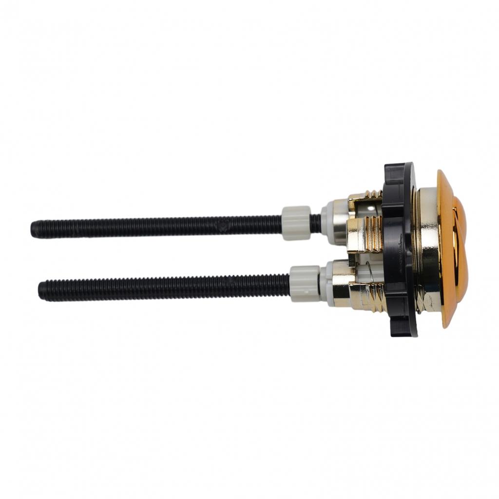 Dual Flush Mechanical Top Flush Valve Push Button Stainless Steel