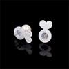 10 Pieces Comfortable Sturdy Acrylic Earring Backs Jewelry Accessory for Sensitive Ears Ensures Secure Fit All Day