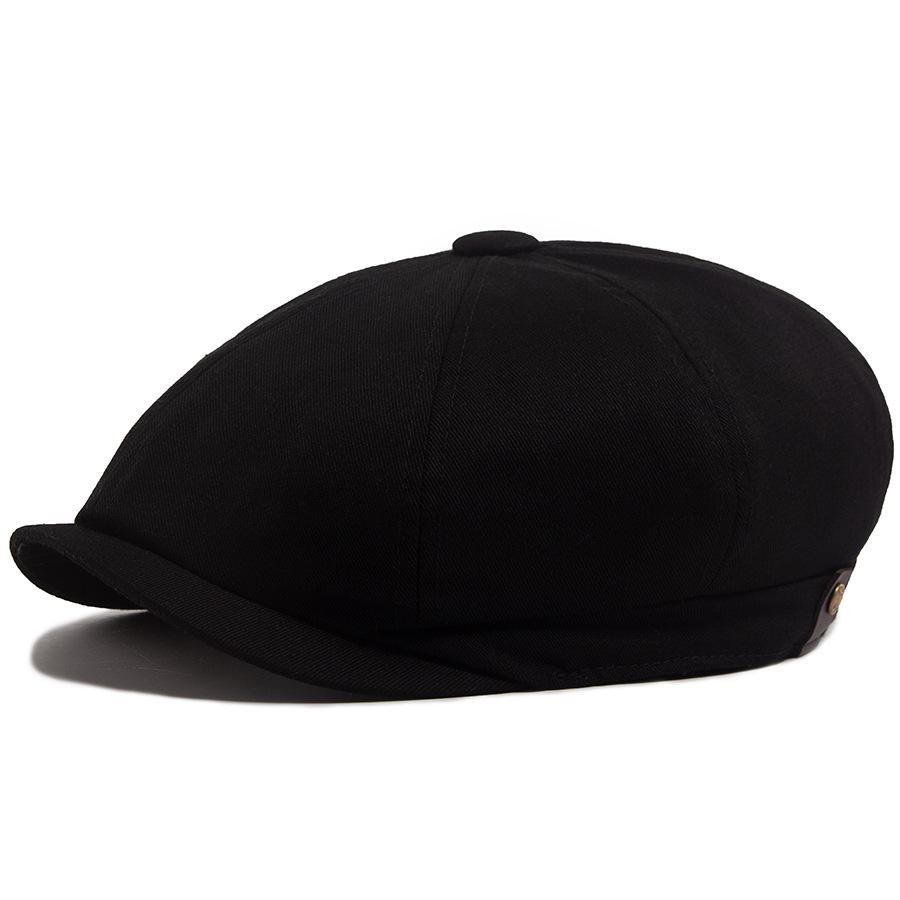 Unisex Spring & Autumn Duckbill Beret: Retro Newsboy Cap In Soft, Thin Fabric for a Versatile, Classic Look.
