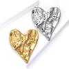 Minimalist Metal Pins Brooch Glossy Pitted Love Brooches Heart Shape Brooch  for Vintage Gifts