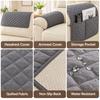 Waterproof Non-slip Recliner Chair Slipcover Simple Solid Color Armchair Armrest Towel Durable Single Sofas Combination Cushion