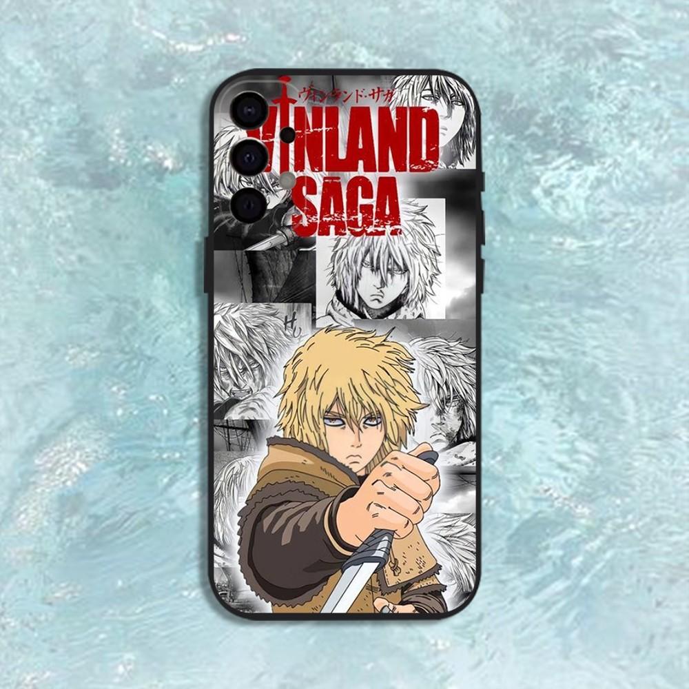 Anime Vinland Saga Phone Case For Samsung S25,S24,S21,S22,S23,S30,Ultra,S20,Plus,Fe,Lite,Note,10,9,5G Black Cover