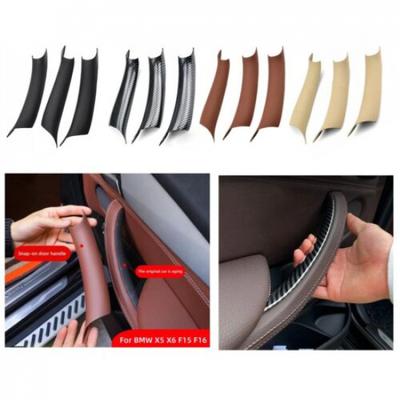 3pcs Interior Door Pull Handle Cover Trim For BMW X5 F15 Handle Protection Cover