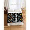 1PC Custom Name Dinosaur Blanket Personalized with Your Own Name - Soft Flannel All-Season Throw for Camping Naps & Home Use