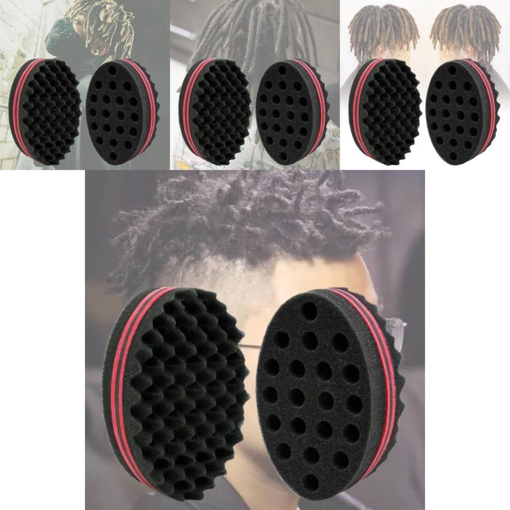 Multi-hole Oval Curling Sponge For Afro Curls Lightweight And Easy To Use