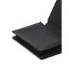 Daks Black Dd Board Logo Matte Leather Business Card Wallet