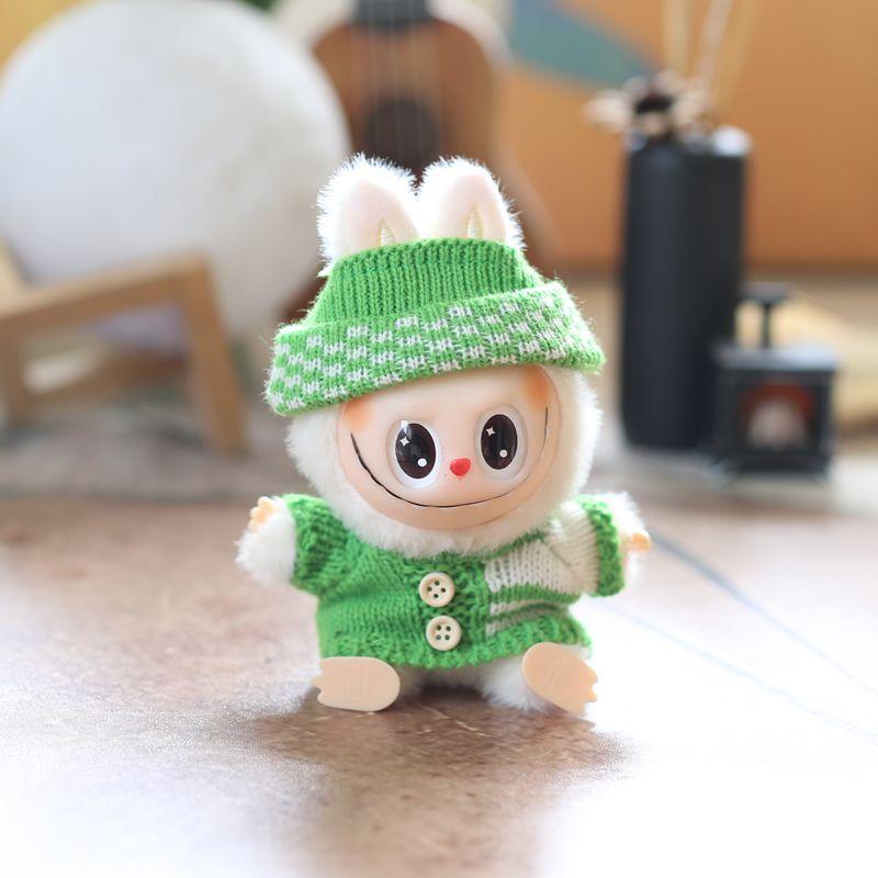 Cute, Labubu Cloth Decoration, Labubu Doll Clothes, Second Generation, Vinyl, Doll Clothes, Doll Sweaters, Replacement Set