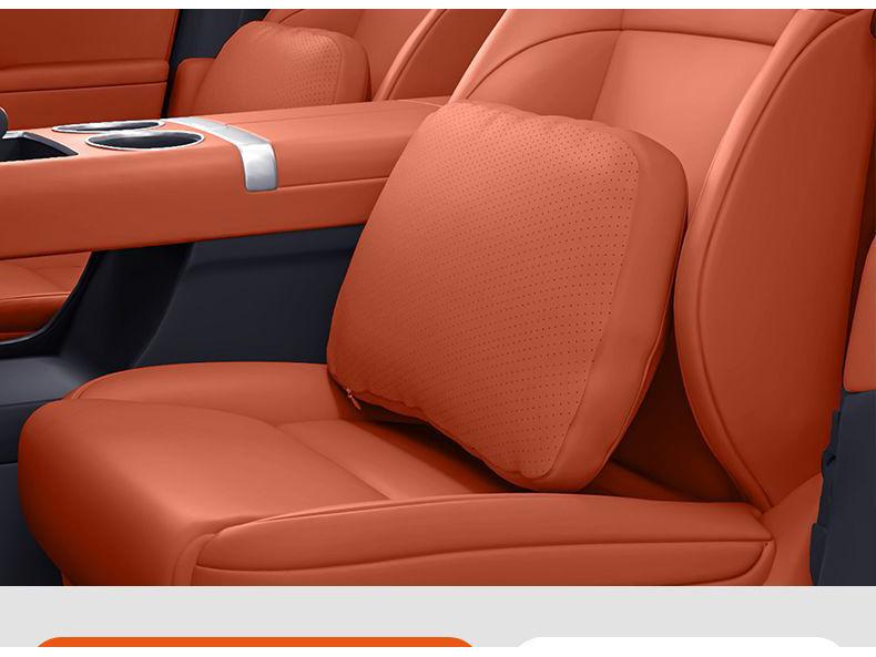 Deep Blue S05 Headrest: Lumbar & Neck Support Pillow for Car Interiors