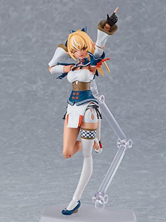 Max Factory Figma Hololive Production Shiranui Flare Plastová malovaná pohyblivá figurka v měřítku