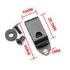 Waist Sheath Back Clip Scabbard Carrying Pocket Clip Stainless Steel Holsters Clip Set K Sheath Waist Clip Accessories